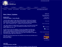 Tablet Screenshot of moonriddler.com